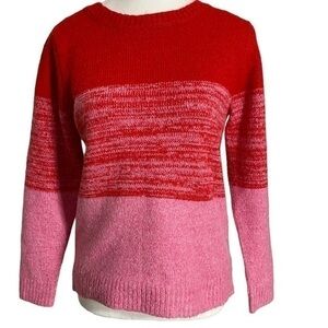Cupcakes & Cashmere Pink & Red Ombre Sweater